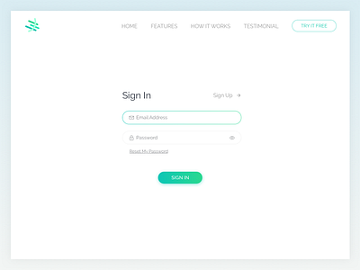 Login login ui ux web design website