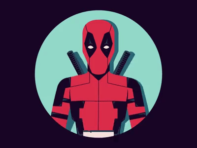 Hello! animation cartoon comics deadpool design funny illustration marvel marvelcomics superhero