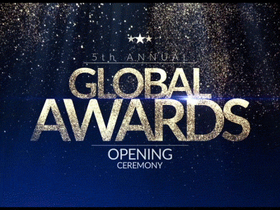 Awards Golden Glitter Pack for After Effects after effects aftereffects event intro particles promo slideshow template trailer typography