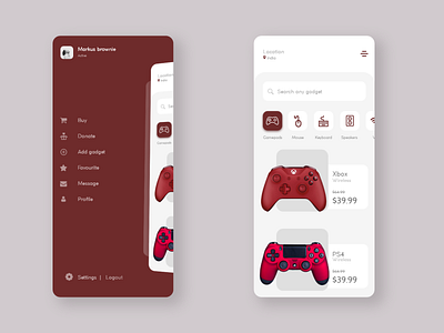 DailyUI #11 : Gaming store UI adobe xd app design bangalore designer gamer gaminglogo minimal trending ui uidesign uiux web design webdesign