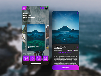 Travel Mobile App android app design indonesia ios iphone journey mobile research traveling ui ux