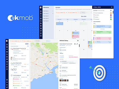 Web Dashboard UI UX Design for Ekmob