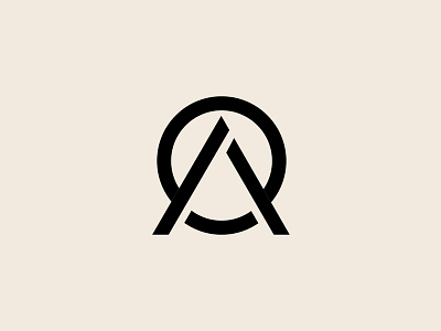 Minimalist Logo  Minimal Logo  Minimal AO OA ao icon