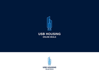 USB Housing Minimalist Business Logo By Deepestdesigner brand identity branding deepestdesigner flat home home minimal home minimalist home minimalist logo house house logo housing logo illustration logo logodesign minimal minimalist logo usb usb logo