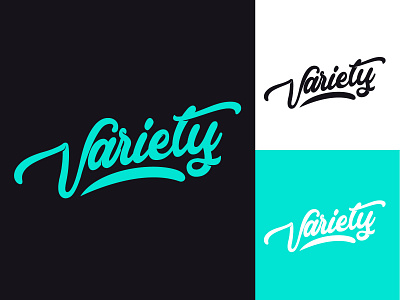 Variety- Hand Lettering Typography Logo Design brand identity branding caligraphy clothing design fashion font freebie hand lettering identity design lettering logo logo designer logotype mark packaging script sketches streetwear typogaphy