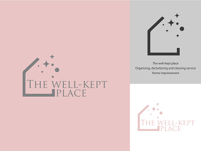 MInimalist elegant  logo design | home cleaning business