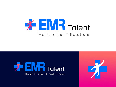 EMR Talent Medical Logo Design l Health care Logo