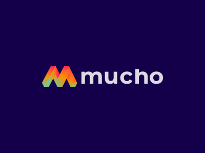 Mucho Grocery Shop Logo Design l M Lettermark