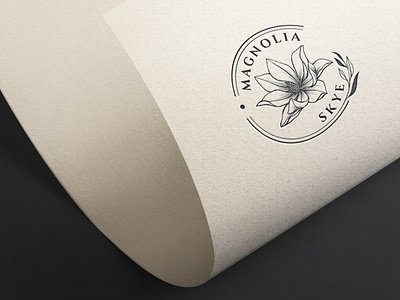 Mangolia Flower Logo Design