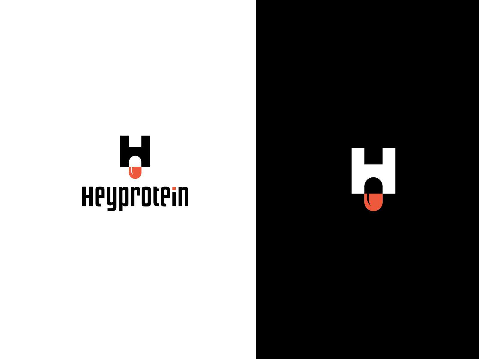Hey protein nutrition logo / brand identity design by Afzaluzzaman Saju on Dribbble