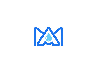 MA Water Service company logo design