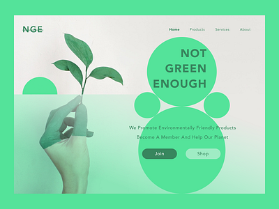 Not Green Enough design illustration ui ux web webdesign website
