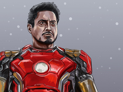 Iron Man illustration digital concept art creative digital painting illustration
