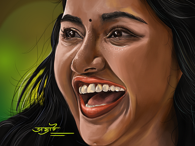 digital painting anupama