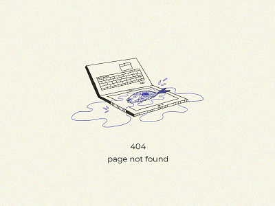 404 page not found 404 cover fish graphic design illustration page not found poster web web design