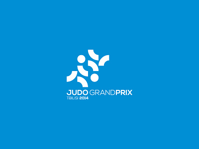JGPT2014 grand prix japan judo logo mark pictogram sign simple type