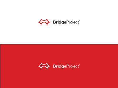 BridgeProject® brand branding bridge icon identity logo logotype mark sign