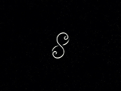 "S" | number 9 black letter line logo mark mono s sign space symbol