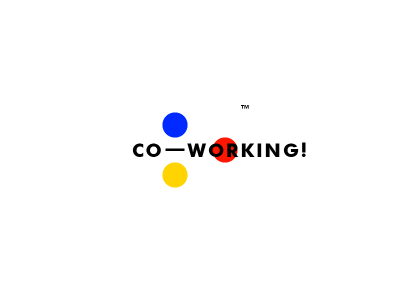 Concept, co-working! animation colors concept dots lines logo mark motion space work