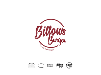 Billows American Burger branding logo