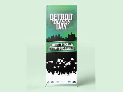 Detroit College Day - X-Banner Stand Design