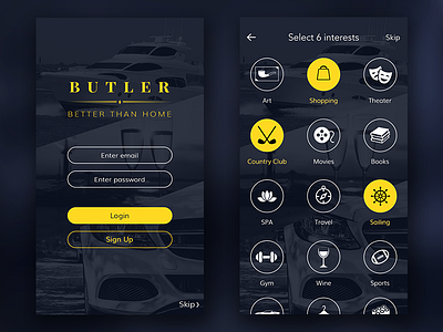 Butler App (login)