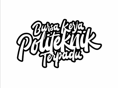 Logo Concept for "Bursa Kerja"!! branding design flat graphic design icon illustration lettering logo ui vector