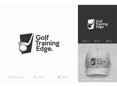 Unused Logo Concept for "Golf Training Edge", For Sale!! branding design flat graphic design icon illustration logo ui vector