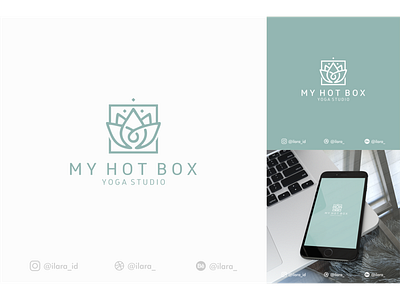 Unused Logo Concept for "MyHotBox", For Sale!! branding design flat graphic design icon illustration logo ui vector