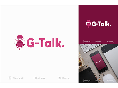 Logo Concept for "G-Talk"!! branding design flat graphic design icon illustration lettering logo ui vector