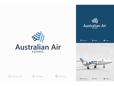 Unused Logo Concept for "Australian Air Safaris", For Sale!!