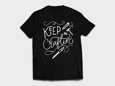 T-Shirt for Northern Craft Fair hand lettering lettering t shirt t shirt design