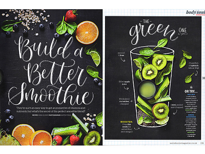 Lettering for Sainsburys Magazine