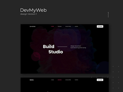 Startup 🙌 dark design web