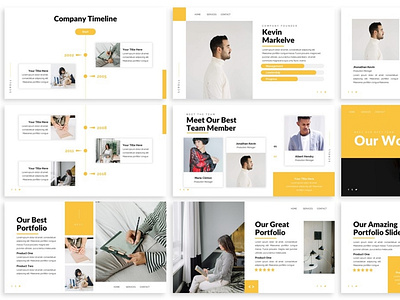 Bons - Creative Powerpoint Template by SlideFactory on Dribbble