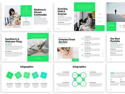 Bons - Creative Powerpoint Template by SlideFactory on Dribbble