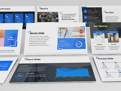 Lark - Clean Powerpoint Template business presentation clean finance illustration investor keynote lookbook pitchdeck powerpoint template presentation