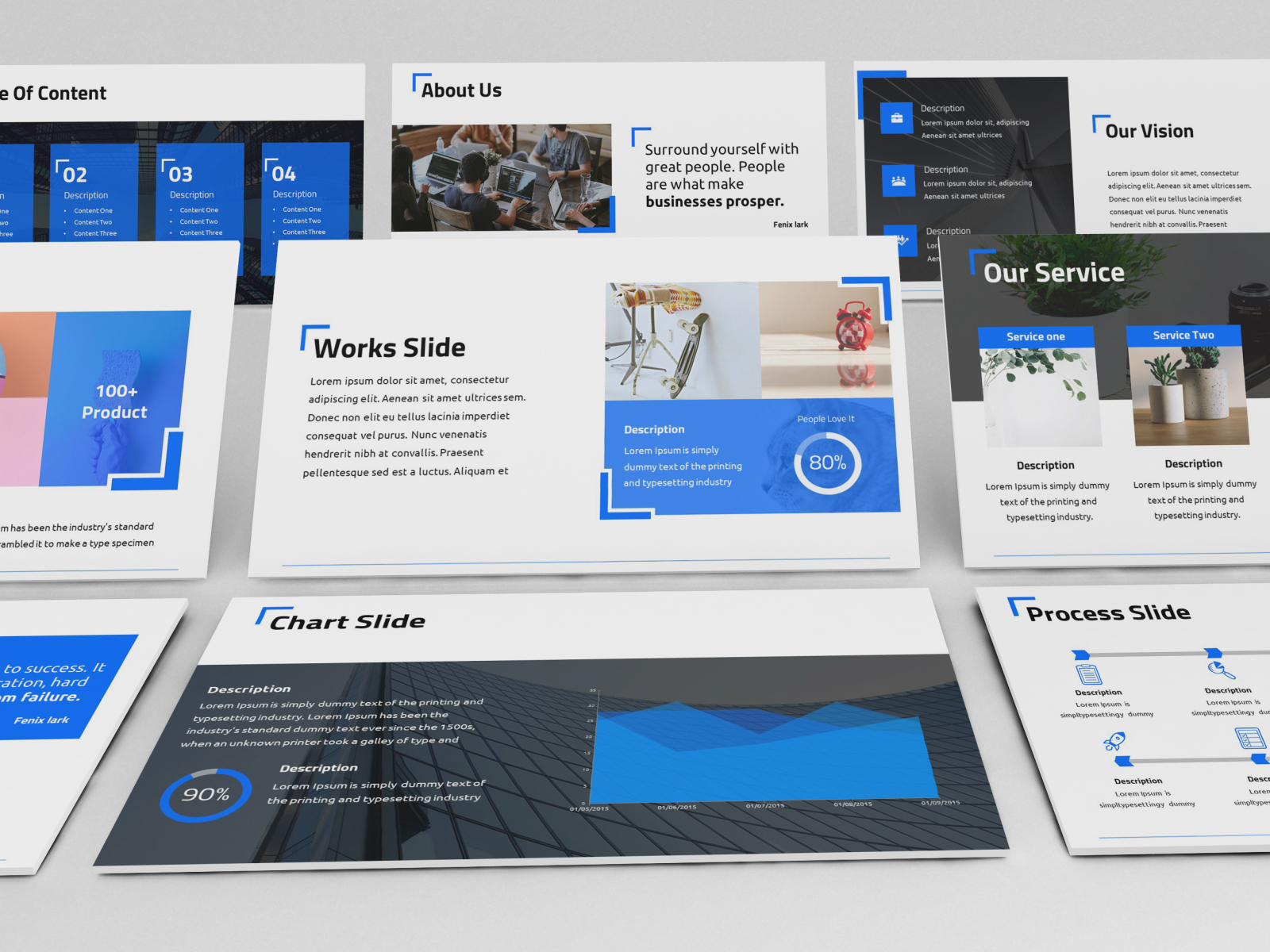 Lark - Clean Powerpoint Template by Slidefactory Studio on Dribbble