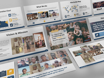 Evolves - Charity Powerpoint Template business presentation finance investor lookbook minimal pitchdeck powerpoint template presentation simple slides