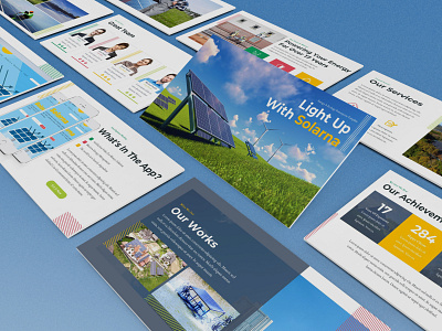 Solarna - Energy & Ecology Powerpoint Template abstract business presentation lookbook minimal pitchdeck powerpoint template presentation proposal simple slides