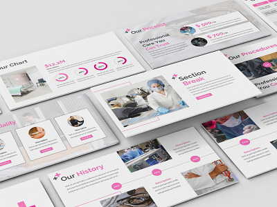 Urban - Medic Powerpoint Template business presentation clean finance lookbook minimal pitchdeck powerpoint template presentation simple slides