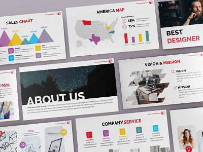 Pandora - Colorful Powerpoint Template business presentation clean finance investor lookbook minimal pitchdeck powerpoint template presentation simple