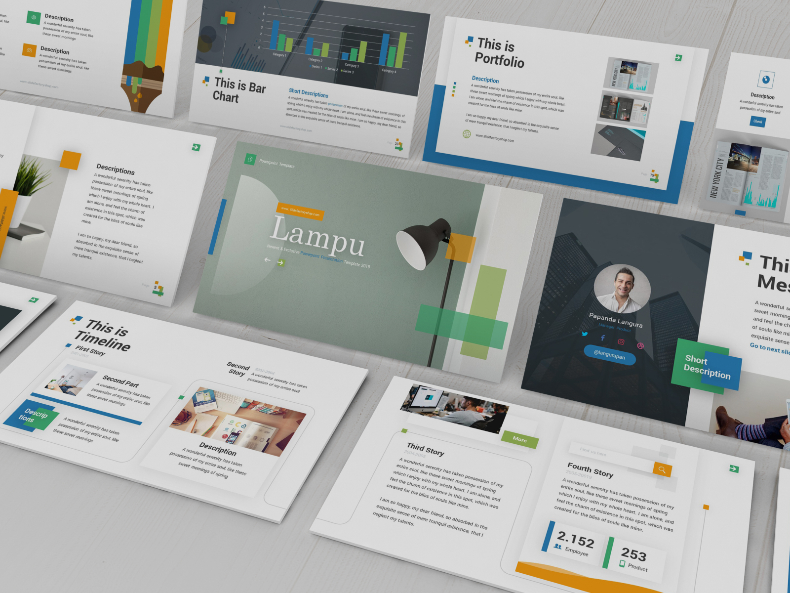 Lampu - Innovative Powerpoint Template by SlideFactory on Dribbble