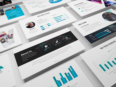 Techno - Technology Powerpoint Template abstract business presentation lookbook minimal pitchdeck powerpoint template presentation proposal simple slides