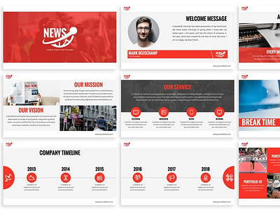 news powerpoint template