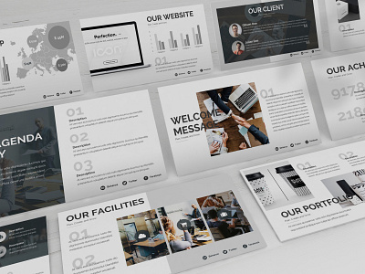 Loras - Creative Powerpoint Template agency business presentation creative finance hipster investor minimal monochrome photgraphy pitchdeck powerpoint template presentation proposal simple