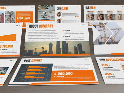 Ankara - Construction Powerpoint Template architecture building business presentation construction development engineer finance industry minimal modern powerpoint template presentation project simple