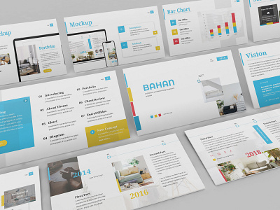 Bahan - Architecture Powerpoint Template abstract architecture business presentation construction design finance geometric interior lookbook minimal modern pitchdeck powerpoint template presentation urban