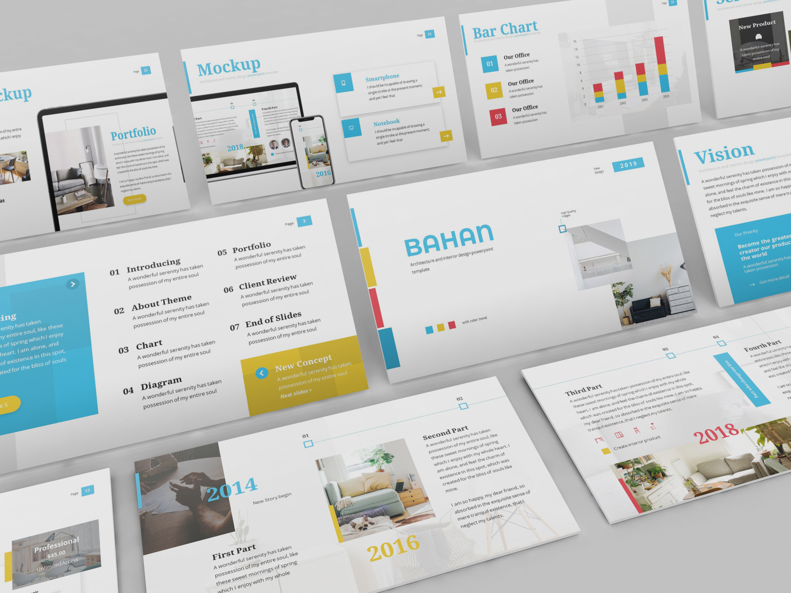 Bahan - Architecture Powerpoint Template By SlideFactory On Dribbble