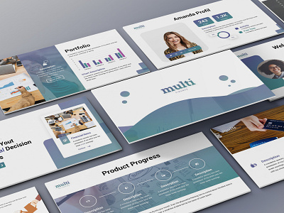 MultiFinance - Financial Powerpoint Template accounting bank business presentation corporate currency economy exchange financial management market minimal money powerpoint template presentation simple stock